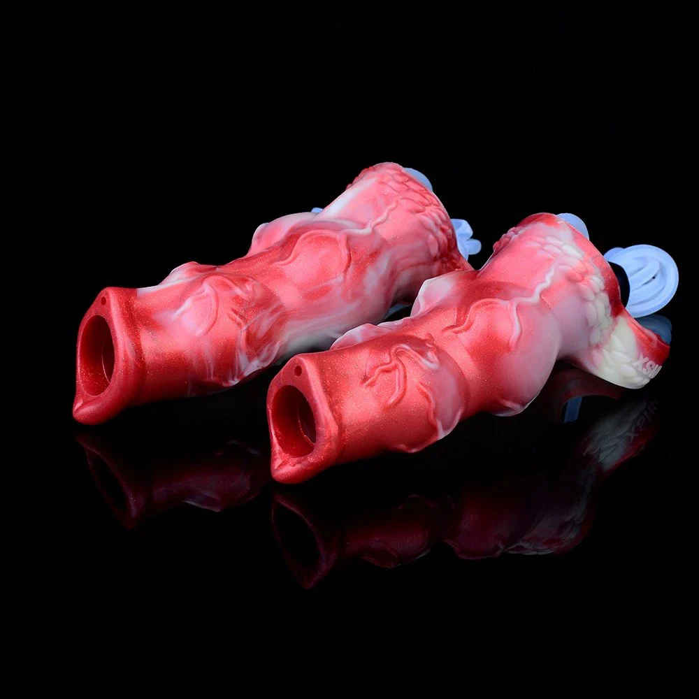 Extensions Penis Sleeve Male Enlargement Delay Ejaculation Cock Ring ,Squirting Penis Sleeve Sex Toys,Enlargement Sheath
