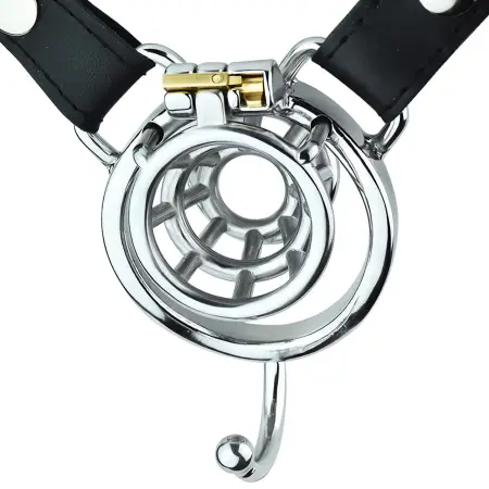 Direct Sales Cock Cage Male Chastity Device With Testicles Brackets Strap on Penis