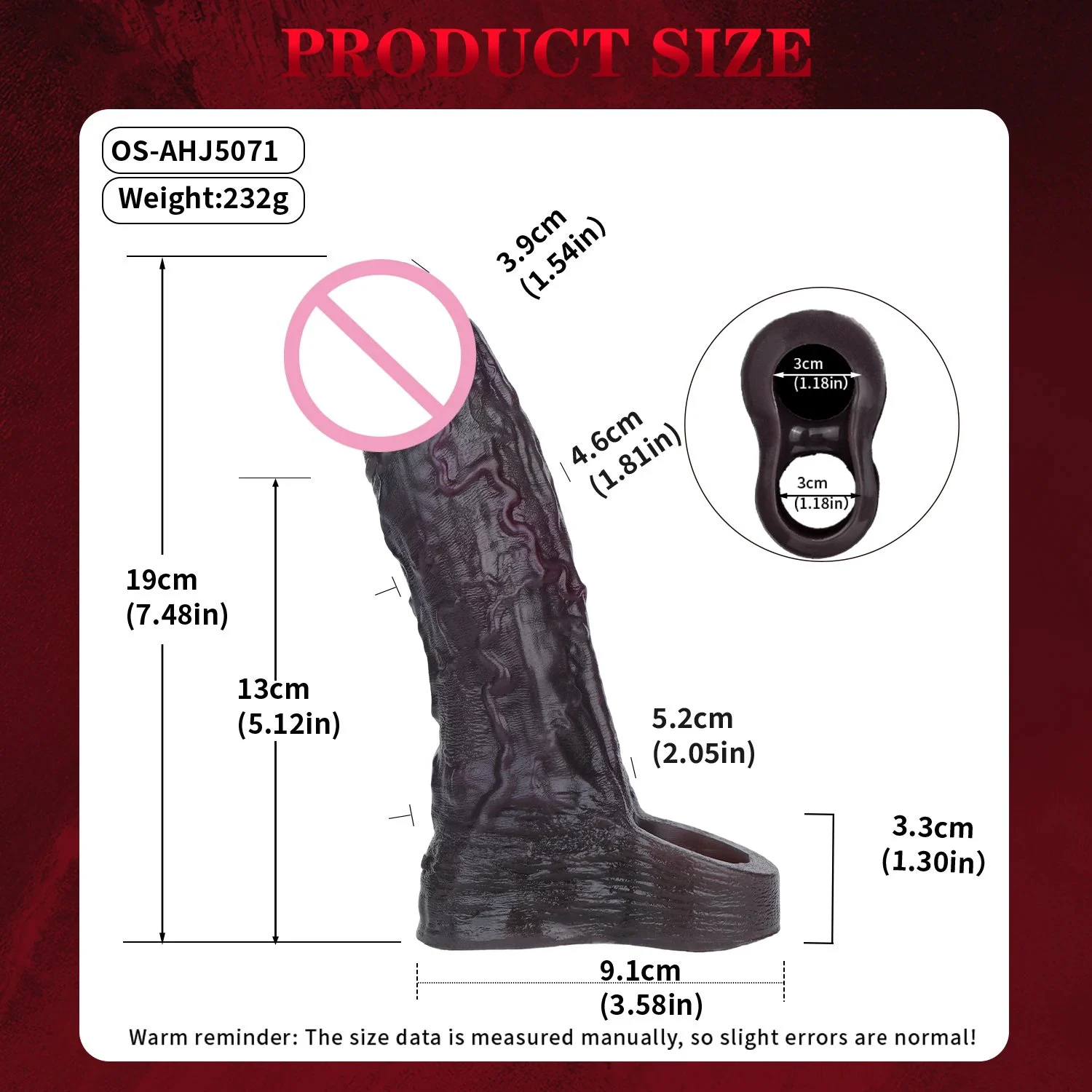 Black Penis Extender Silicone Soft Cock Ring Cock Sheath for Men Delay Ejaculation Reusable Condom Sex Toy for Couple