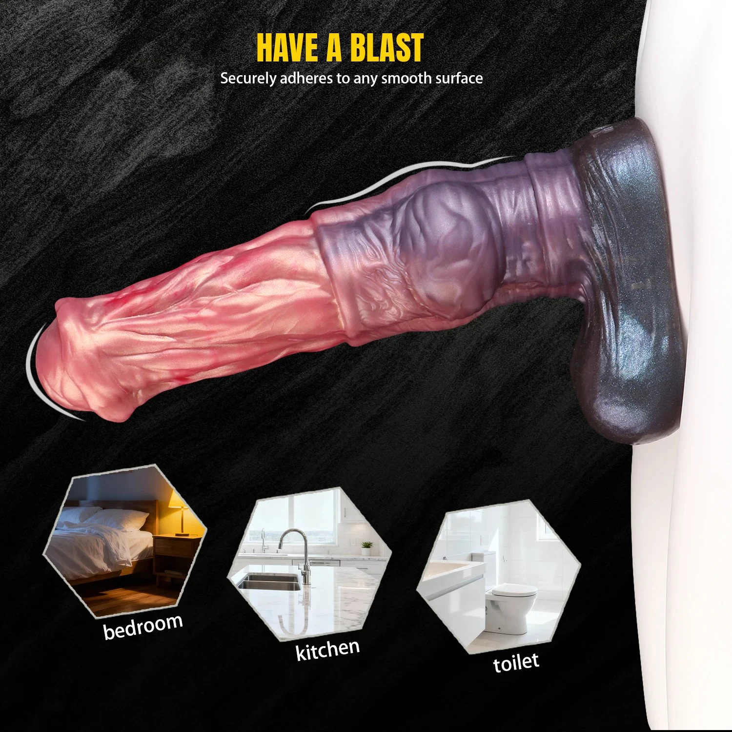 Huge Horse Dildo 33.8cm S M L Size Anal Stimulation Silicone Toys Animal Cock Toy Fantasy Dildo With Suction Cup
