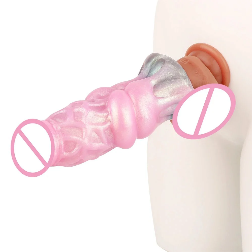 Fantasy Man Penis Sleeves Dragon Beast Sleeve Silicone Penis Extension Sex Toy for Men Cock Enlarger Condom Sheath Delay