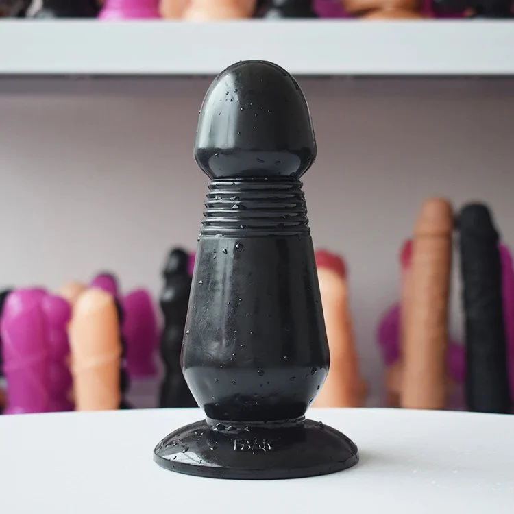8 Total 7 Insertable 7cm Big Anal Butt Plug Prostate Massager Large Sex Toys Mushroom Head Screw Ribbed Huge Anal Toys