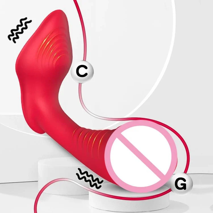 APP Wireless Remote Control 2 Motor Clitoral Stimulator Butterflies Wearable Vibrator for Women Anal Plug Massager