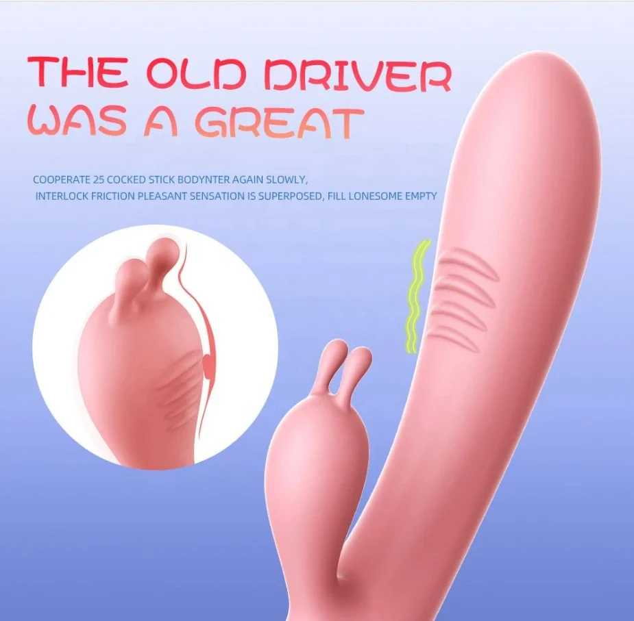 12 Vibration USB AV Rabbit Vibrator G Spot Lilo Dildo Vibrator Sex Toys for Women