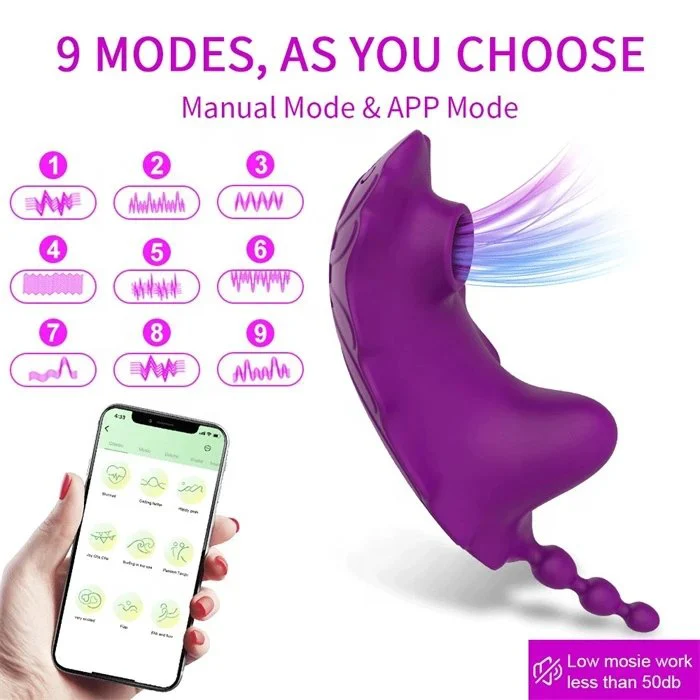9 Frequency USB-Powered Mini Vibrator for Women Wearable Bee Pussy Clitoris Stimulating Massager Vaginal Sucking Feature