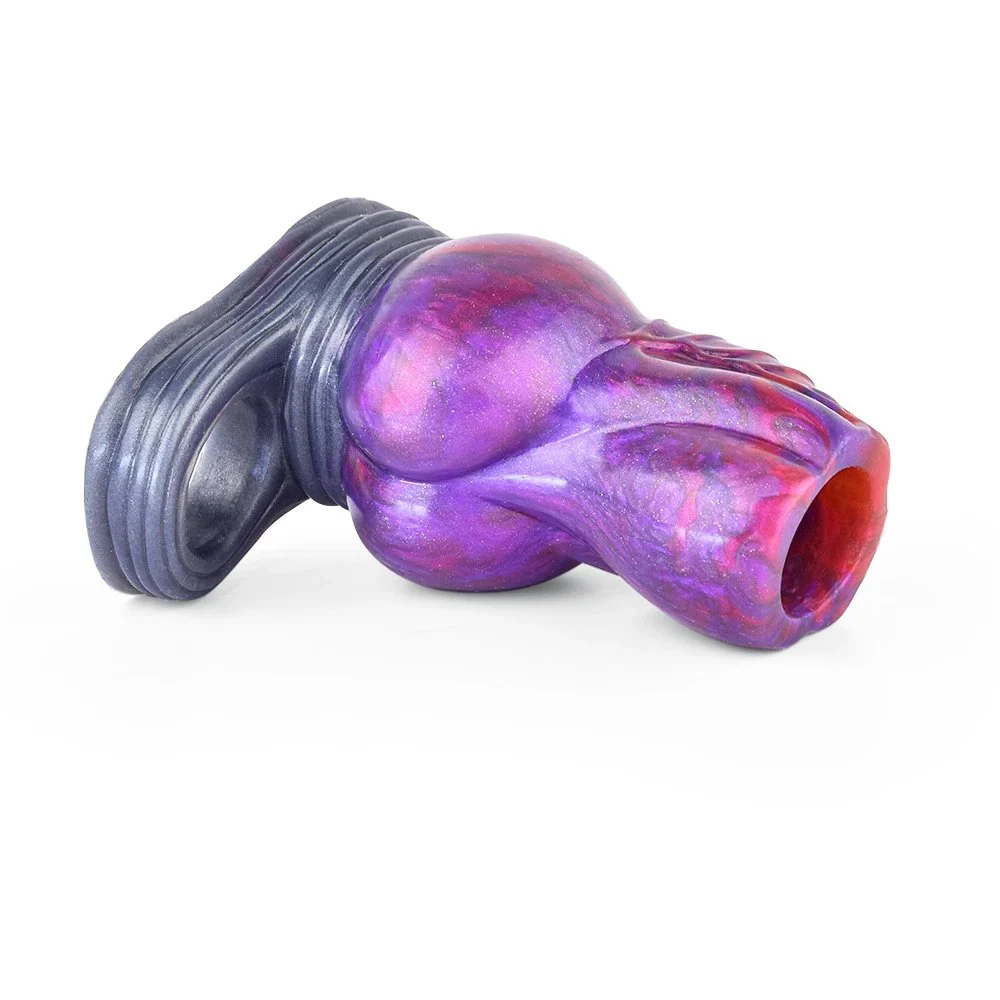 Enlargement Dildo Sleeve Reusable Silicone Dildo Sleeve Adult Sex Shop for Men Sex Couples
