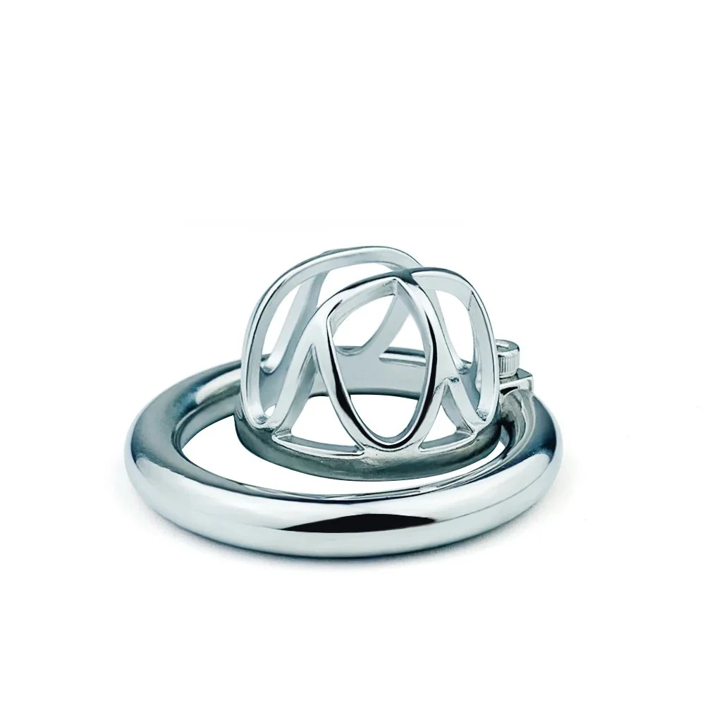 Hand Polishing 304 Stainless Steel Cock Cage Metal Hollow Male Chastity Device Women Domination Penis Lock