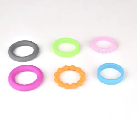 Multi-use Silicone Ring Locking Sperm Penis Ring Scrotum Semen Lock Sex Toys Sex Product Cock Rings 2pcs in a Set