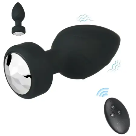 Vibrating Anal Plug,Butt Plug Silicone 10 Vibration Modes Toy for Adult Waterproof Bullet Vibrator Adult Massager