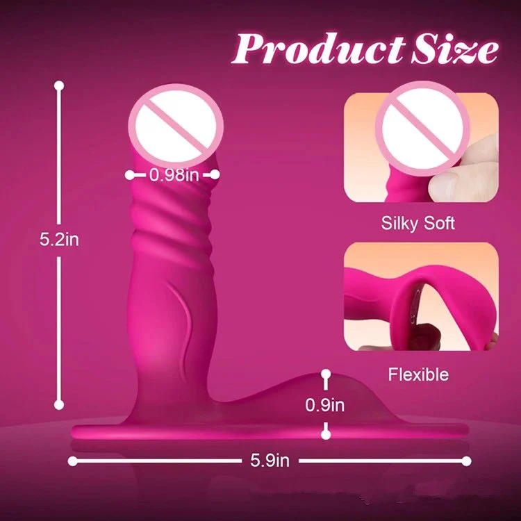 APP Remote Control Strap on Thrusting Dildo Clitoral Massage Sitting Riding with Bandage Anal Vibrator for Couples
