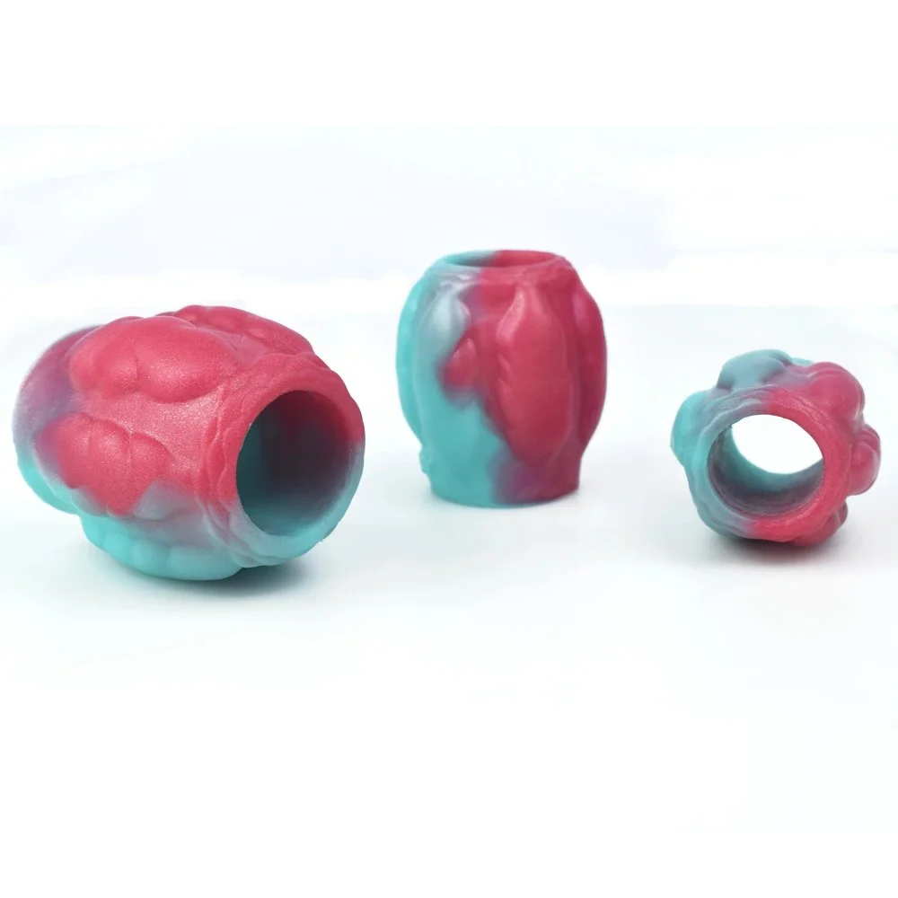 Male Penis Sleeves Delay Ejaculation Sex Delay Orgasm Enlargement Sex Toys Reusable Condom