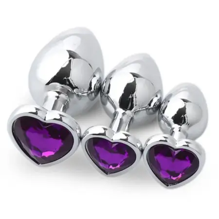 Unisex Adult Products L Size Multi-Color Crystal Glass Jewelry Metal Anal Butt Plug Diamond Shaped Dildo for Couples Sex Toys