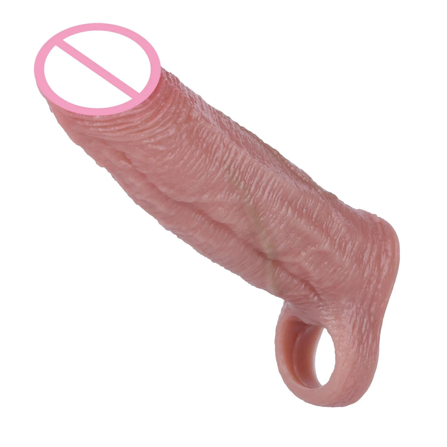 Male Penis Extender with Open-End Design Effectively Enhances Size for Realistic Sensations Adult Male Sex Toy for Ages