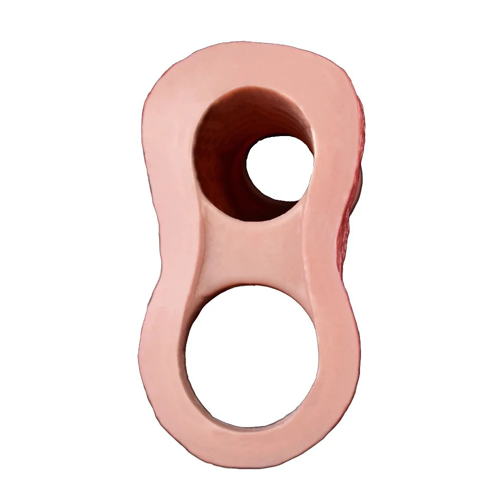 Cock Ring Penis Extender Ultra-Soft Penis Enlarger Delay Ejaculation Stronger Erection Enhancement Penis Ring Sex Toy for Adult