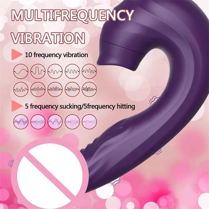 3-in-1 Rabbit G-Spot & Clit Hitting Sucking USB Panty Vibrator USB Powered Sex Products for G-Spot and Vaginal Pleasure