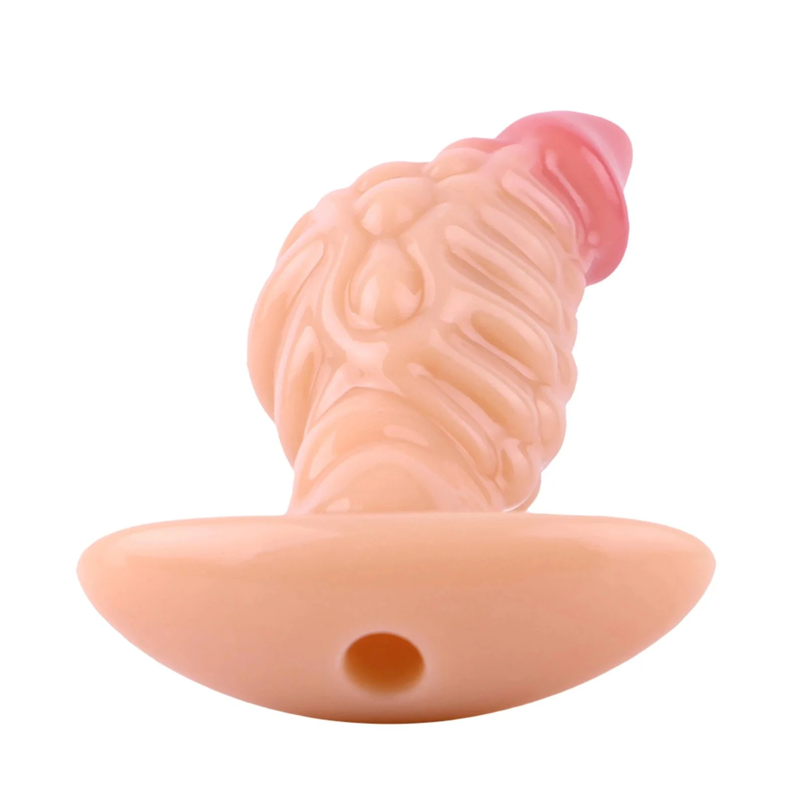 Vibration 3 Speed+7 Frequency Double Boat Anchor Shape Silicone Safety Anal Plugs Three Colors with Tail Anal Plugs