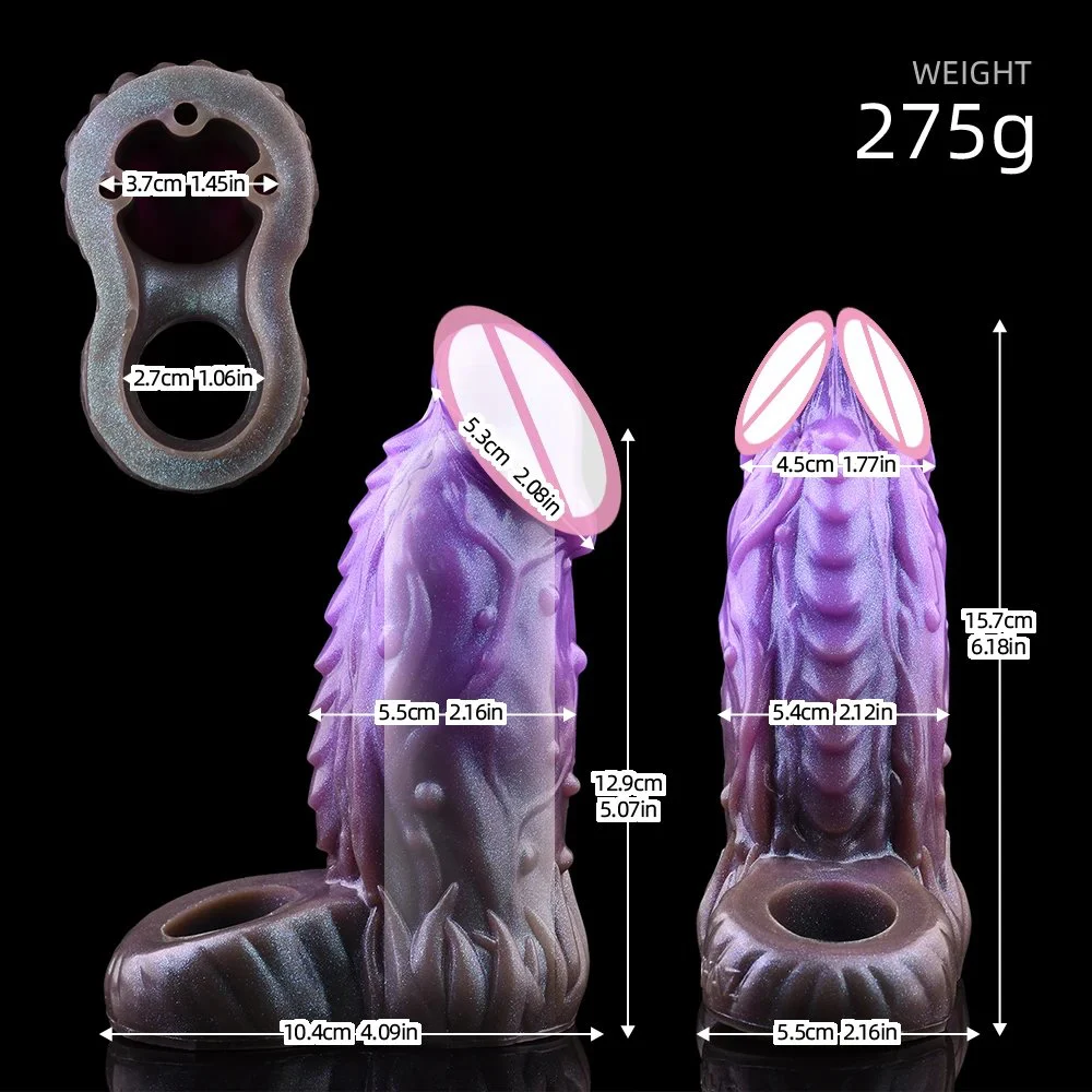 Enlargement Akirhos - First Fang Fantasy Series Male Penis Dildo Sleeves, Sex Toys to Enhance the Experience