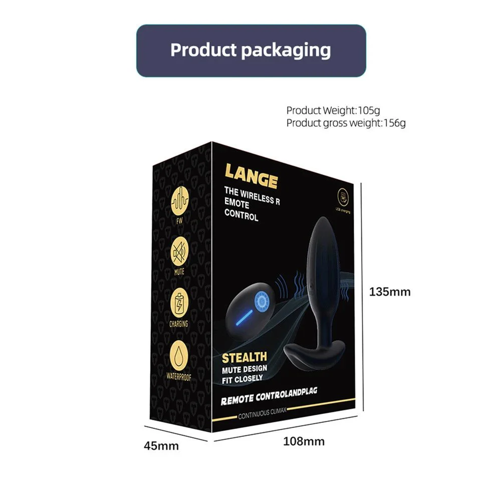 Wireless Remote Control Anal Plug Vibrators for Women Masturbators Women Vagina Stimulator Dildos Butt Plug Sex Toys for Couples