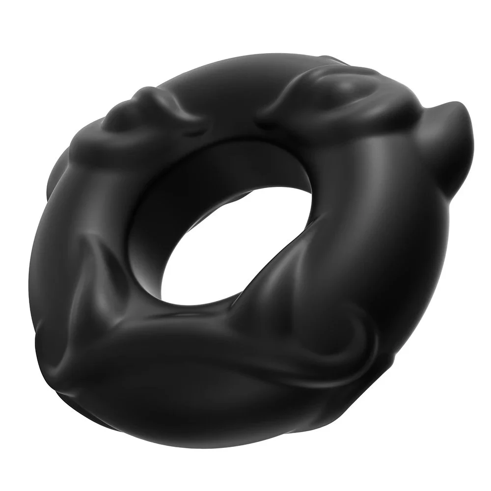 Lock Ring Silicone Penis Ring Time Delay Lock Sperm Cock Ring Reusable Masturbator Lock Men Sex Toy