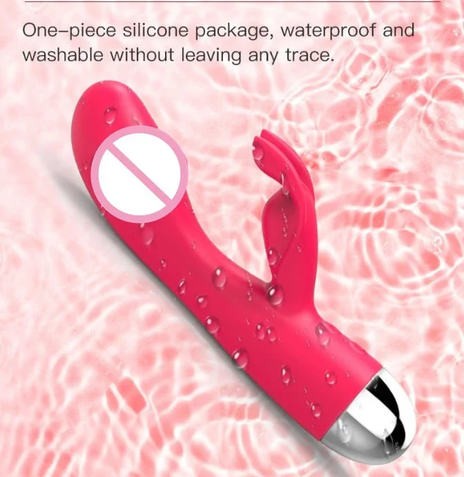 30 Frequency Waterproof Clitoral Stimulator Dildo Rabbit Ears Vibrator Sex Toys Women