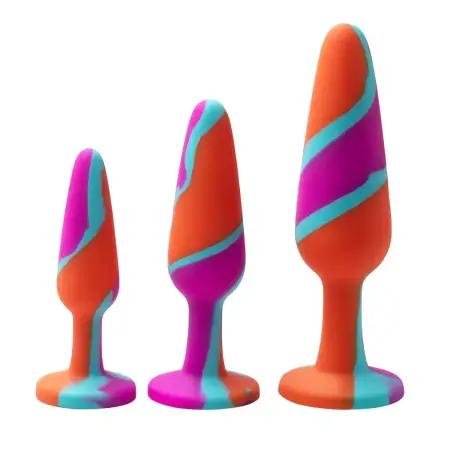 Silicone Waterproof Anal Plug Masturbation Toy for Adult Sex Use with Customized Color and Size