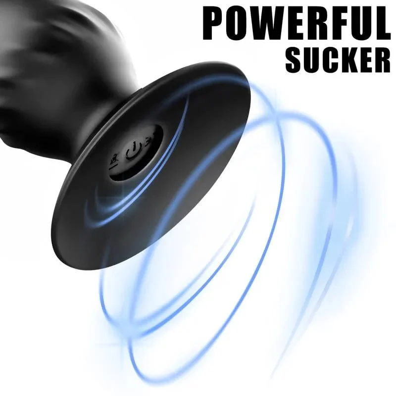 Wireless Remote Control Vibrating Male Prostate Massager Silicone Anal Vibrator Butt Plug Sex Toy for Men With Suction Cup