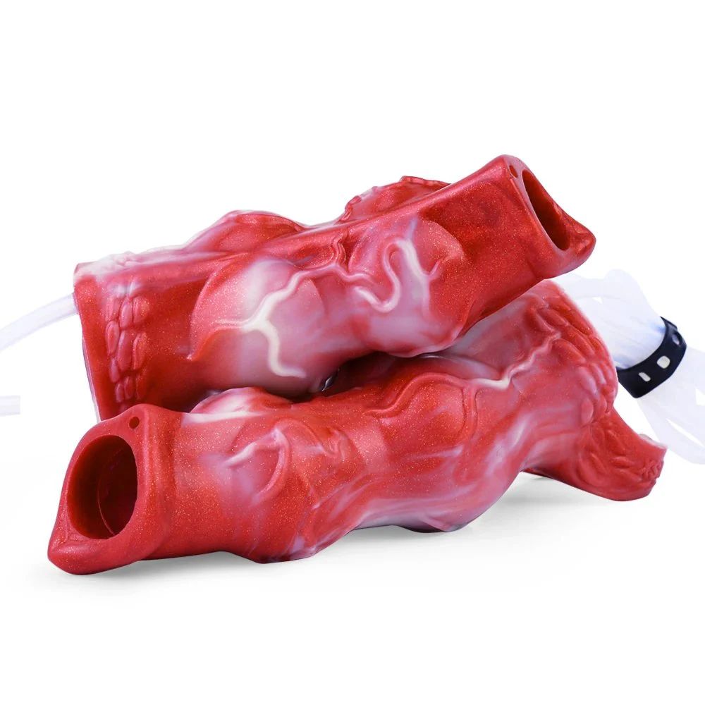 Penis Enlargement Squirting Condom Delayed Ejaculation Cock New Penis Cover Reusable Dildo Cover Thick Extender Male Sex Toys
