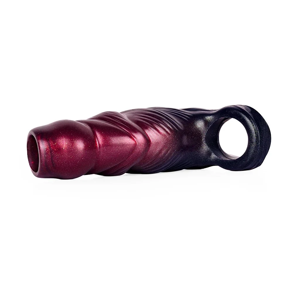 Sex Toys Dildo Sleeve Cock Sleeve Reusable Silicone Penis Sleeves