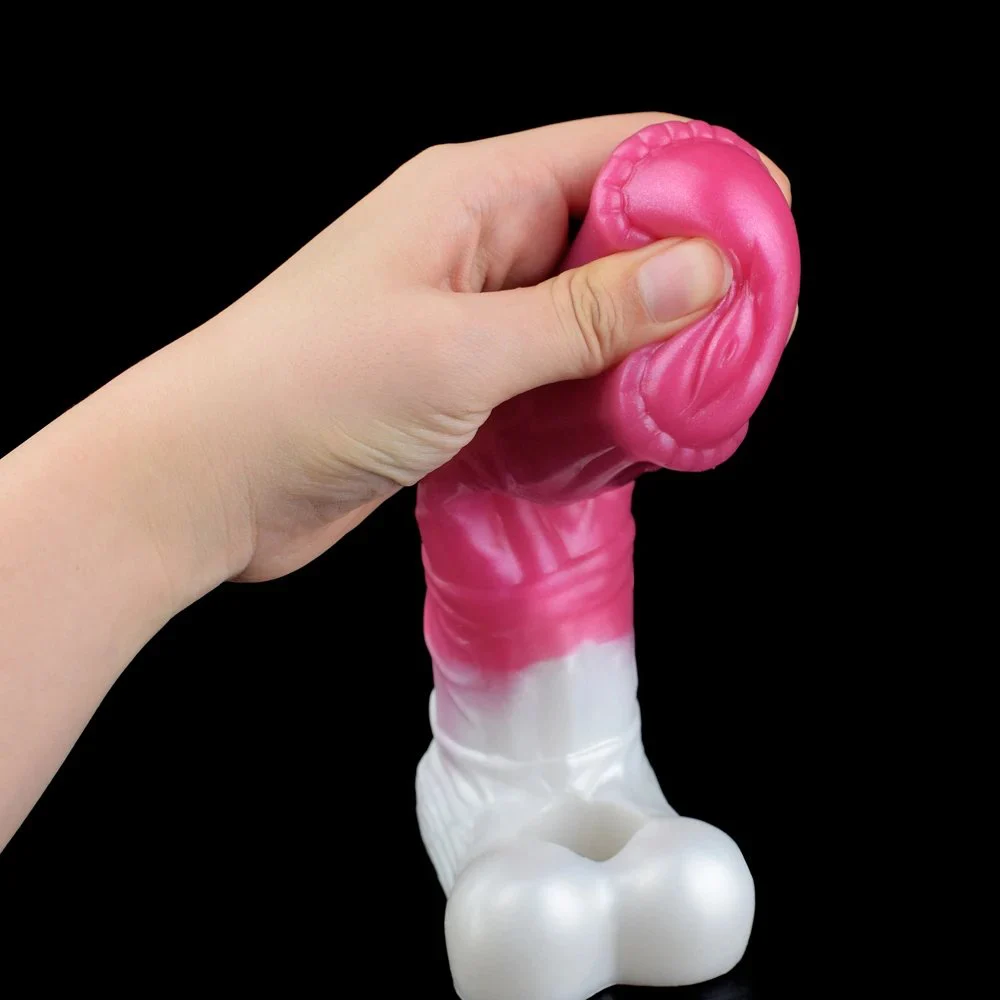 Horse Penis Sheath Cock Enlargement Fantasy Animal Reusable Condoms Sex Toys for Couple