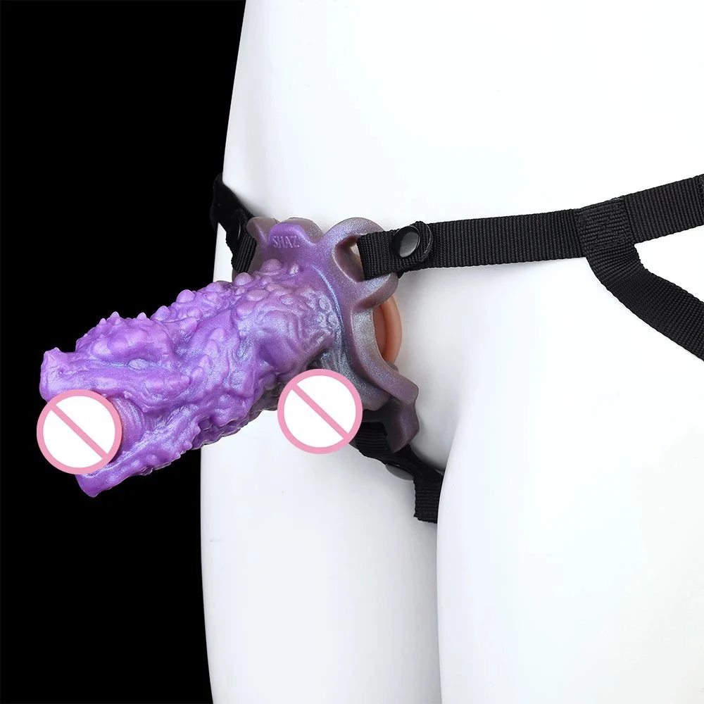 Extender and Enlarger Enhancing Erection Fantasy Cock Sleeve with Reusable Soft Penis Sleeve for Male Sex Game