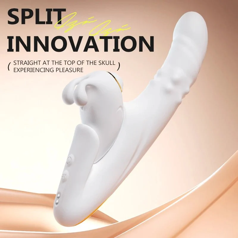 7 Frequency APP Automatic 2 in 1 G Spot Heating Sucking Clitoral Stimulation Rabbit Vibrator for Women