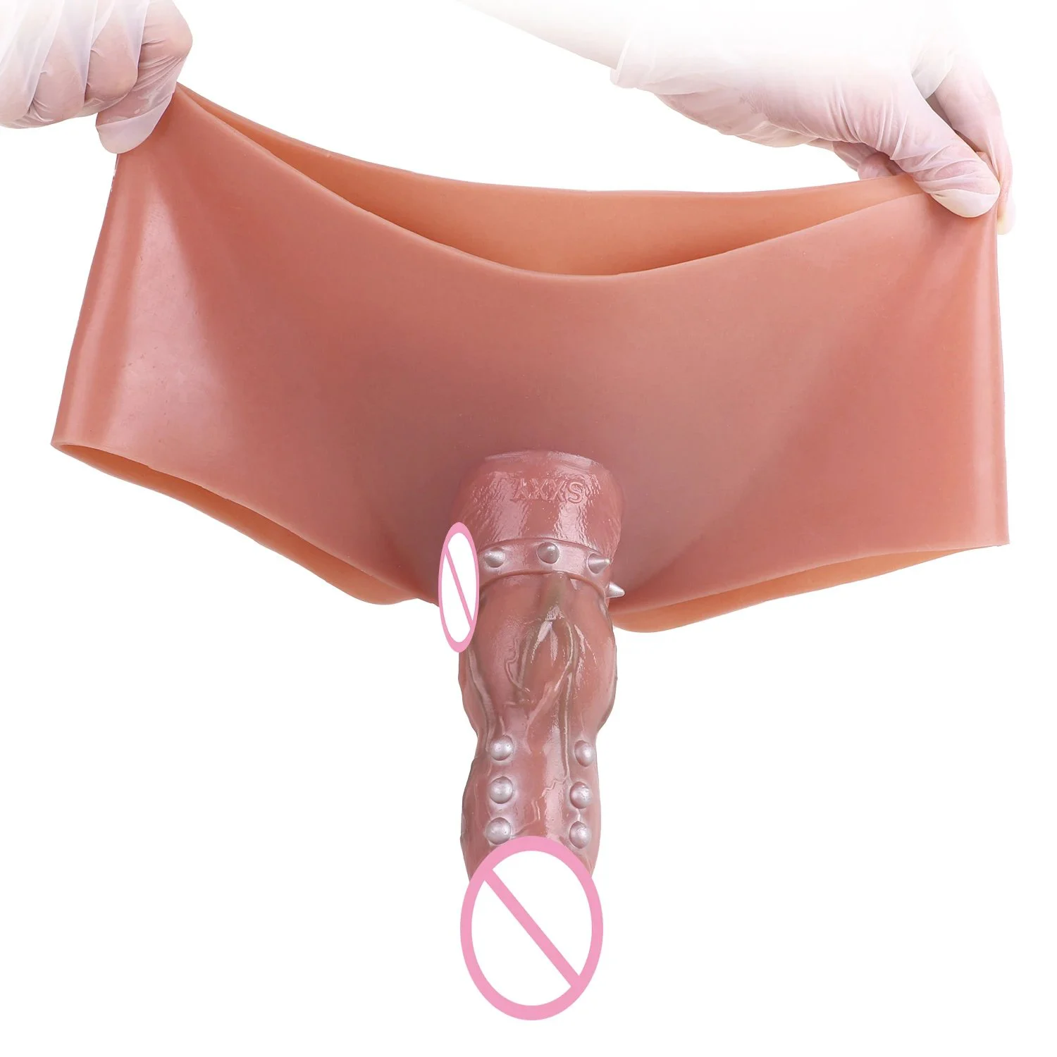Enlargement Sex Toys Reusable Condoms Delay Ejaculation Erotic Couple Tool