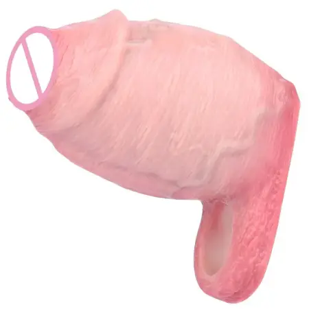 Large-sized Male Penis Sleeve, an Adult Toy Made of Safe Silicone Designed to Effectively Increase Penis Circumference