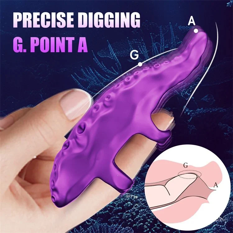 9 Frequency Clitoral G-Spot Nipple Stimulator Octopus Finger AV Vibrator Sex Toy for Woman Masturbation