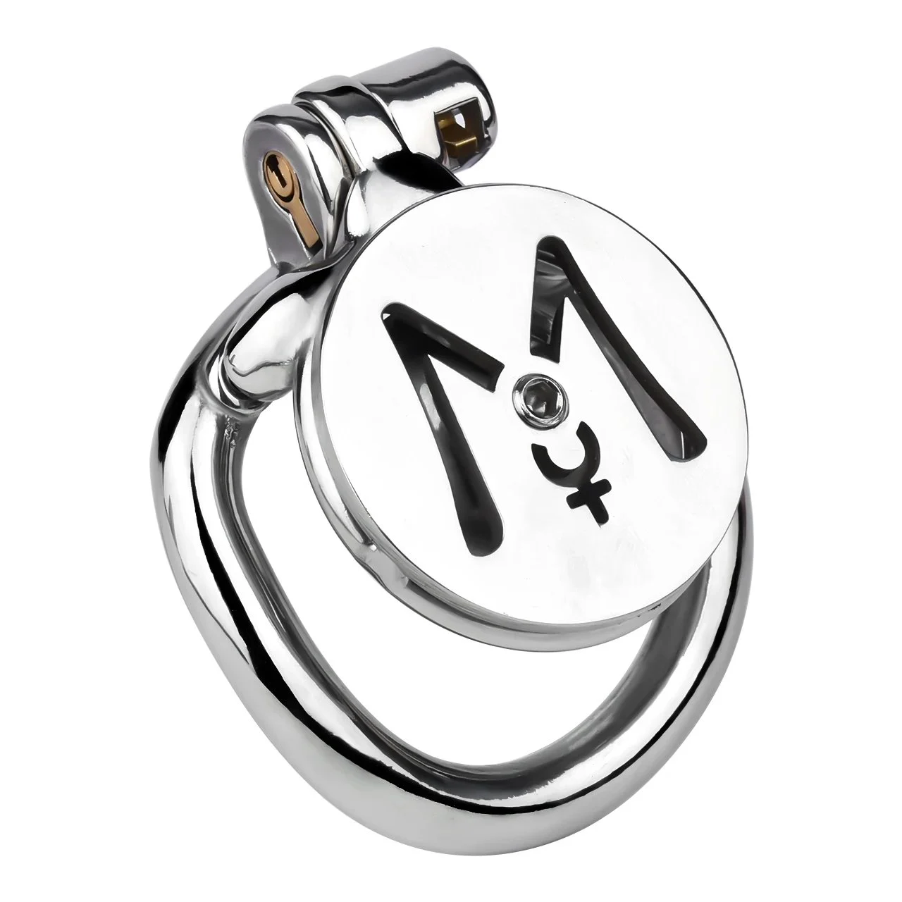 M Style Flat Chastity Cage Device with Removeable Urethral Inverted for Men Gay Metal Sex Toys Adult Sexy Shop