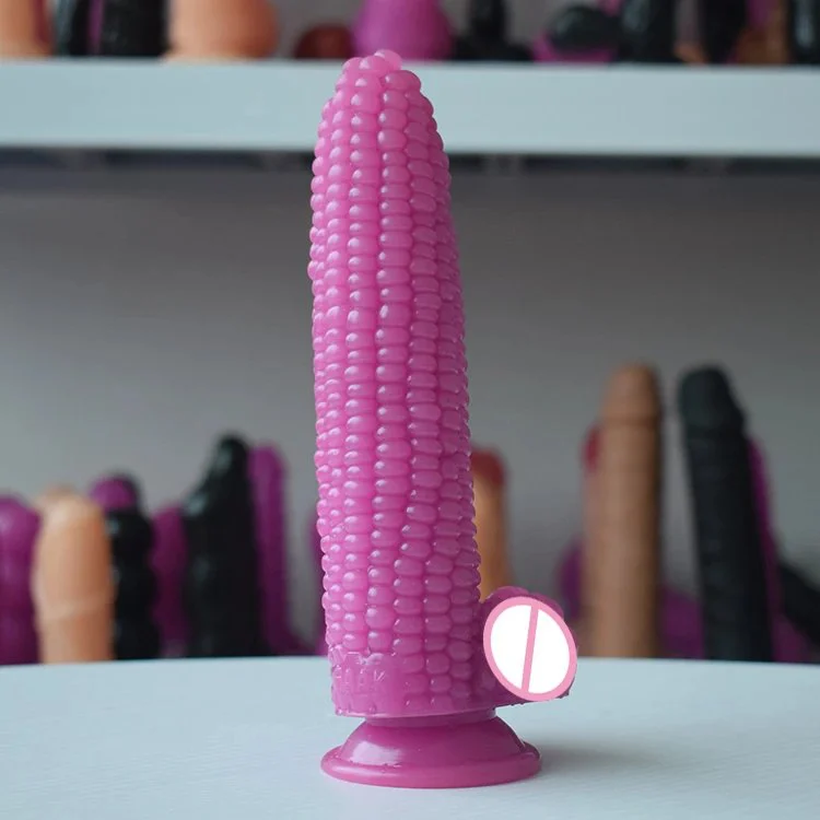 8 Total 6 Insertable 1.7 Big Self Delve Big Fruit Vegetable Anal Sex Toy Realistic Corn Cob Dildo for Anal Stimulation