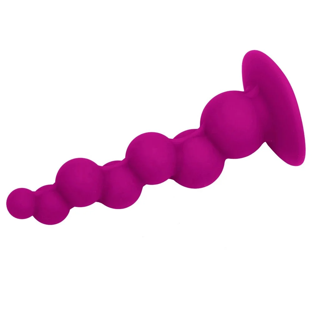 Anal Beads With Strong Suction Cup Anus for Men Masturbating Gay Anal Toys Butt Plug Tail