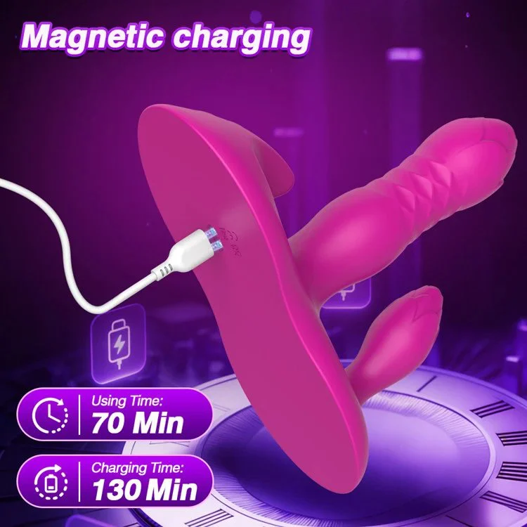 App Seat Cushion Clitoral Vaginal Female Masturbator Wireless Remote Control Telescopic Dildo Vibrator Sex Toys for Women