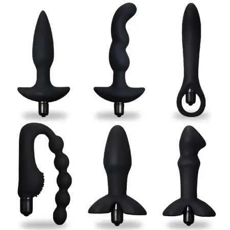 Soft Silicone Prostate Massager 10 Powerful Vibration Anal Plug Vibrators Sex Toys