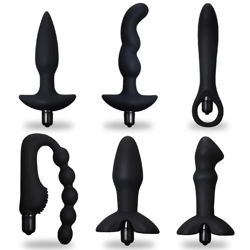 Soft Silicone Prostate Massager 10 Powerful Vibration Anal Plug Vibrators Sex Toys