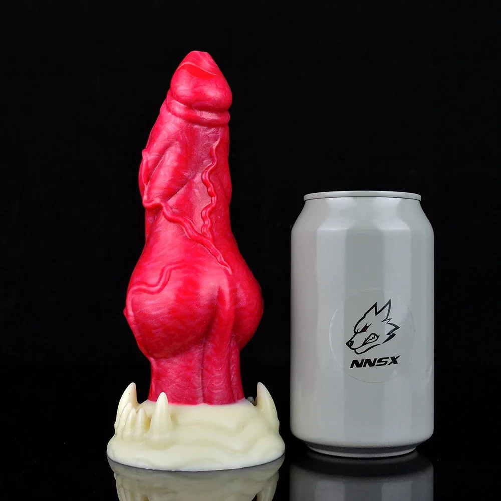 Realistic Dog Dildo with Big Knot Suction Cup Monster Dildos Anal Plug Toy Animal Dildo for Women Lesbian and Men