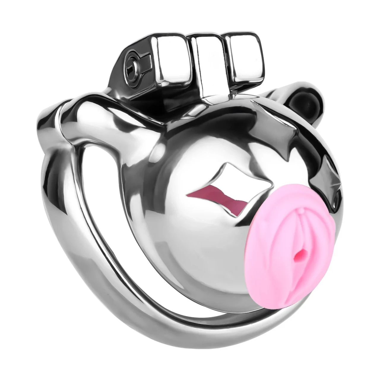 Latest Male Chastity Device Metal Chastity Lock,Cock Cage,Urethra Catheter,Penis Ring,Bondage Belt Sex Toys for Men Gay