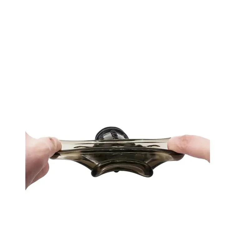 Male Sex Toys Reusable Silicone Condoms for Men Black Soft Penis Cock Sleeve
