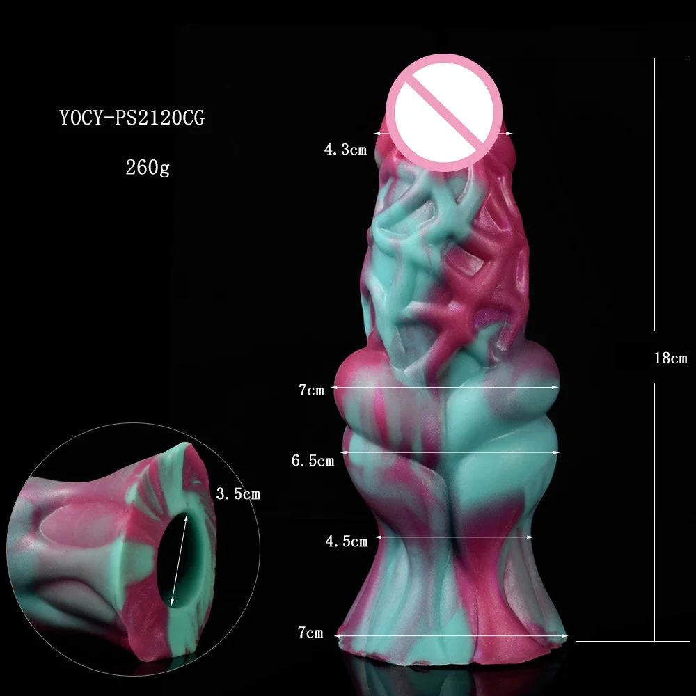 Martian Dildo Sleeve Hollow Dildo Penis Sleeve Male Wearable Erotic Sex Toys