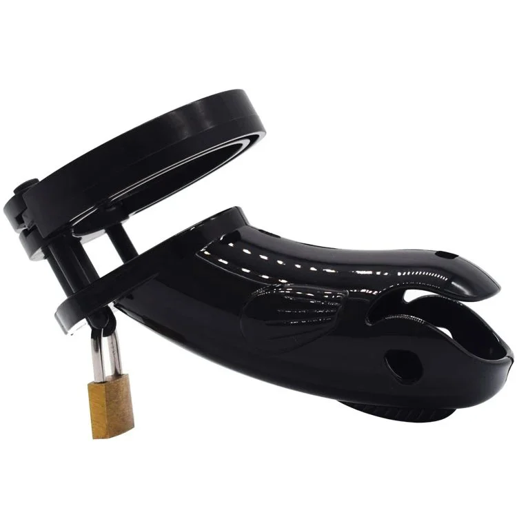 Long Male Chastity Device Plastic Fish Chastity Lock Couples Passion Tools Alternative Lock JJ Prevent Cheating