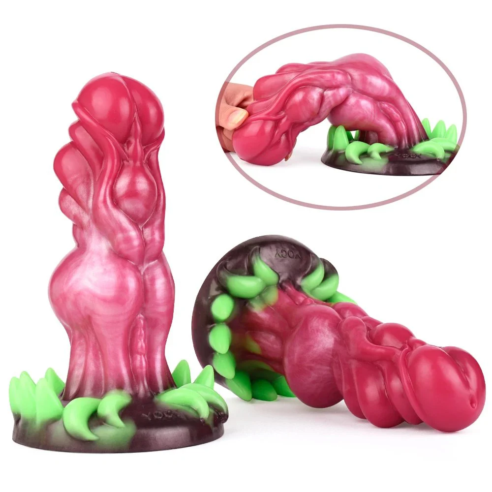 Realistic Fantasy Soft Huge High Quality Luminous Sex Toys With Suction Cup Dildo Animal Sex Toy Rubber for Women Men
