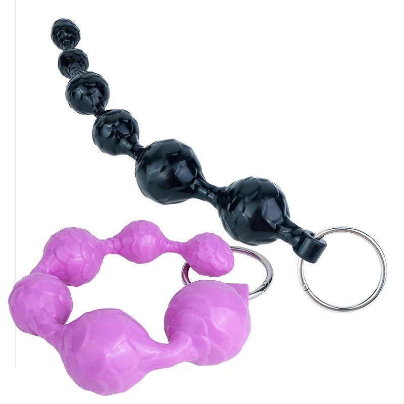 Super Long Soft Anal Beads Anal Plug Butt Dildos Anal Dilator Vaginal Prostate Massage Stimulation Sex Toy for Women Men Couples