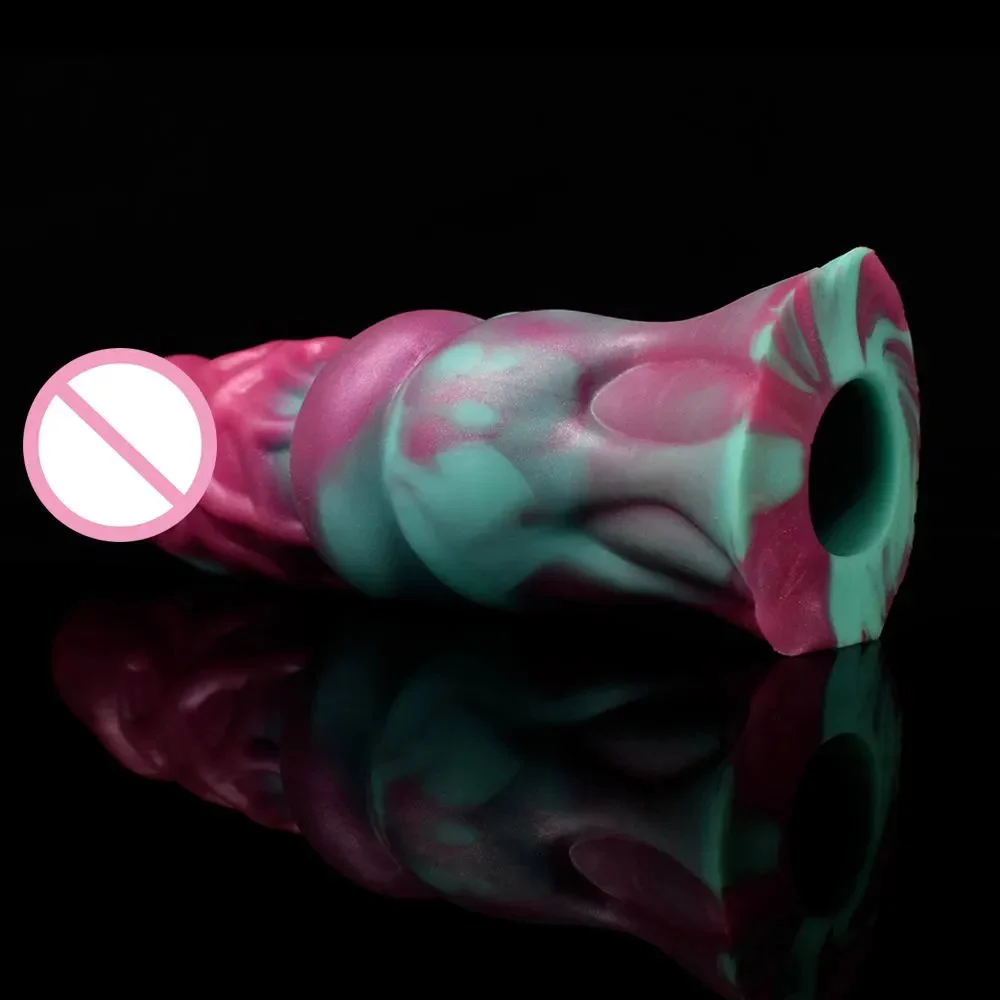 Martian Dildo Sleeve Hollow Dildo Penis Sleeve Male Wearable Erotic Sex Toys