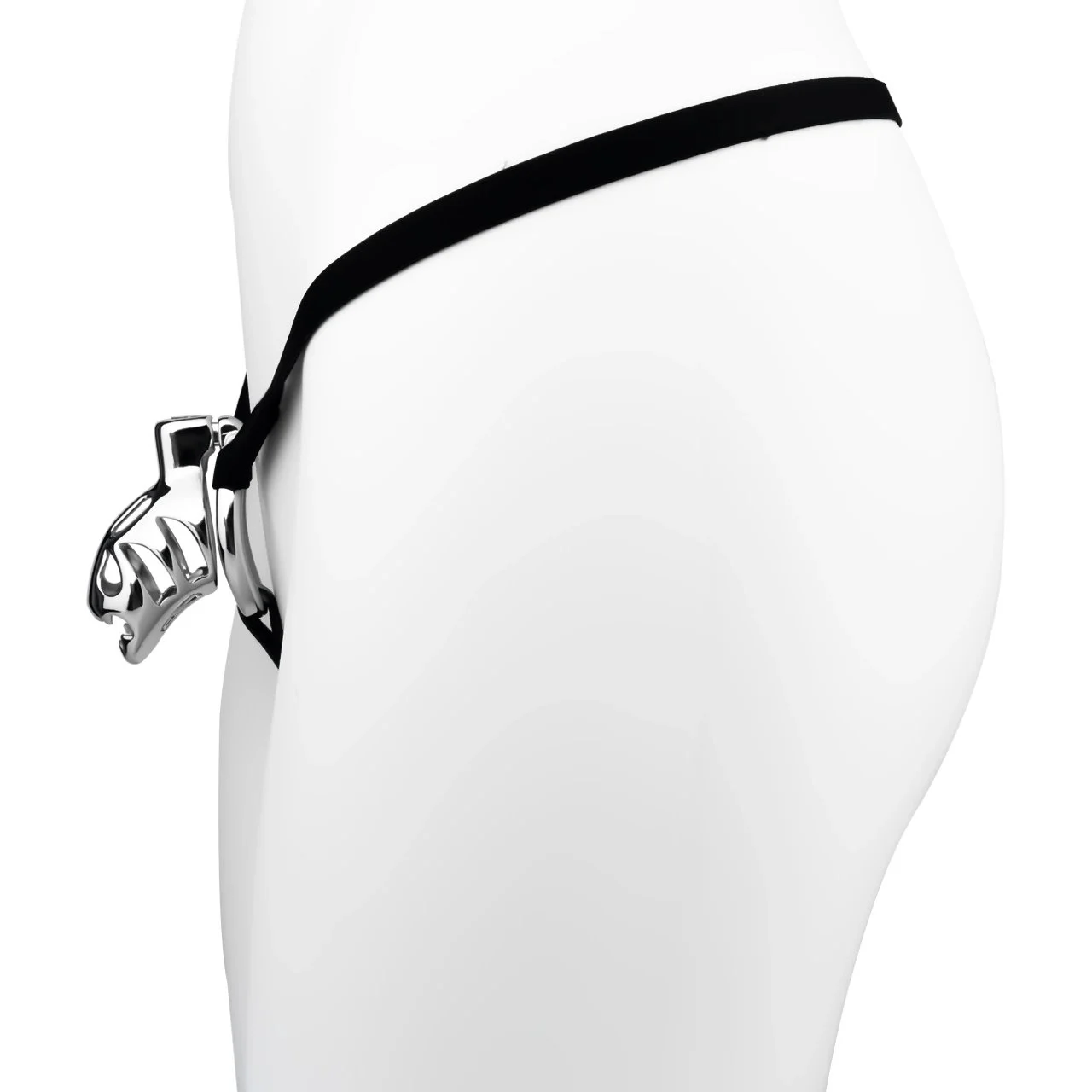 Male Chastity Cage Wearable Male Chastity Cage Metal Cage for Spicing up Intimacy Sex Toy Available in Four Sizes