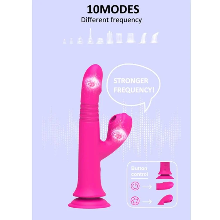 AV Wand Rotating Telescopic Dildo Vibrator Clitoral Sucking Massage Vibrator Women Masturbation